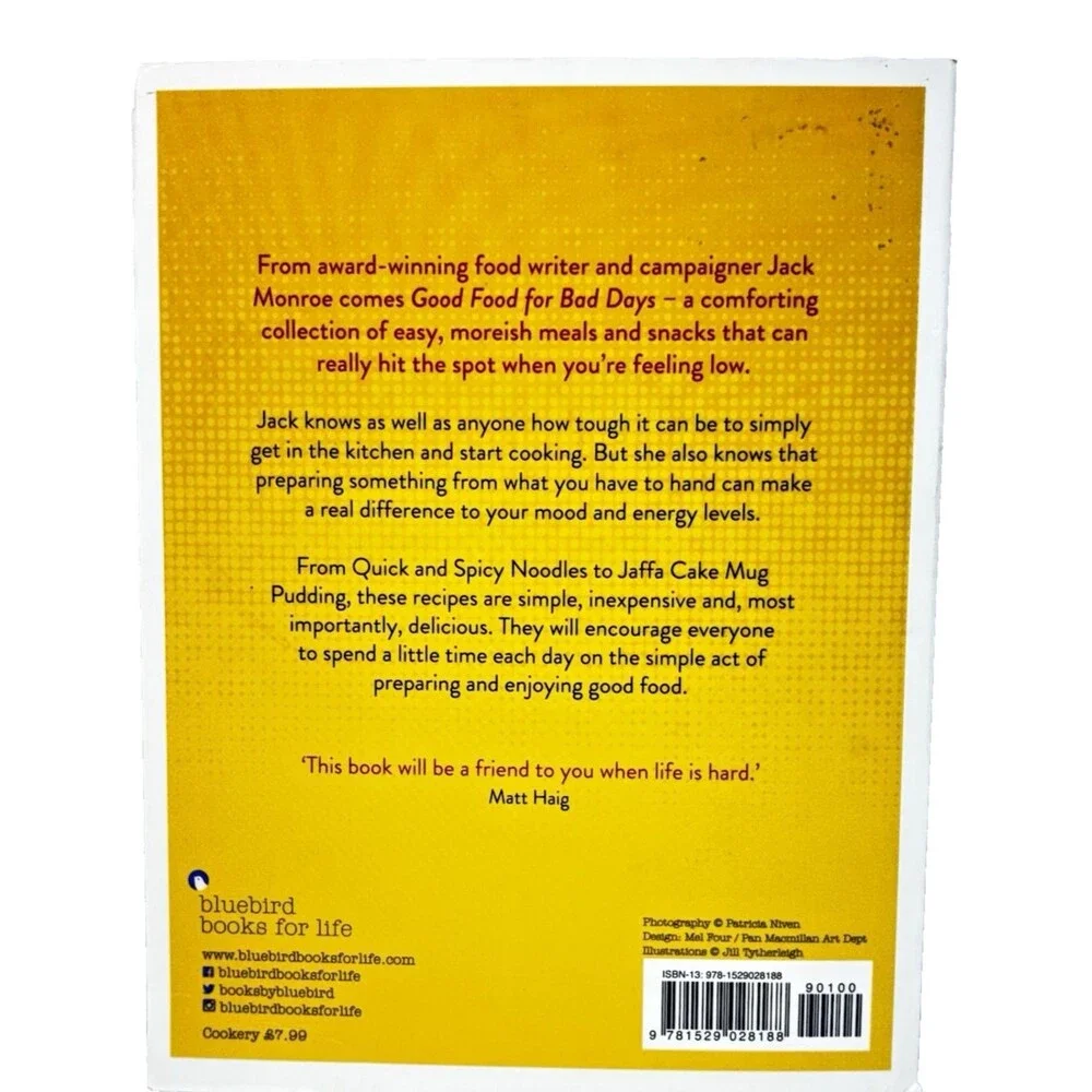 Good Food for Bad Days by Jack Monroe 2020 Bluebird Books First Edition
